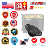 5 Core 15 Inch Guitar Speaker Replacement 450W 4 Ohm Low Distortion for Electric Guitar Amp Cabinet
