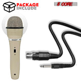 5Core XLR Microphone Dynamic Mic Karaoke Singing Studio Mics Handheld Microfono