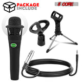 5Core XLR Microphone Dynamic Mic Karaoke Singing Studio Mics Handheld Microfono