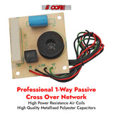 5 Core 1 Way 2Pcs Passive Cross Over Network Frequency Divider Metalised Polyester Capacitors