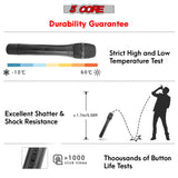 5Core Wireless Microphone VHF Handheld Microfono Inalambrico & 1 Collar Mic + Receiver