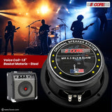 5Core 6.5" Subwoofer Speaker 360W Mid Range PA DJ Audio Sub Woofer 8Ohm Deep Bass Replacement Driver