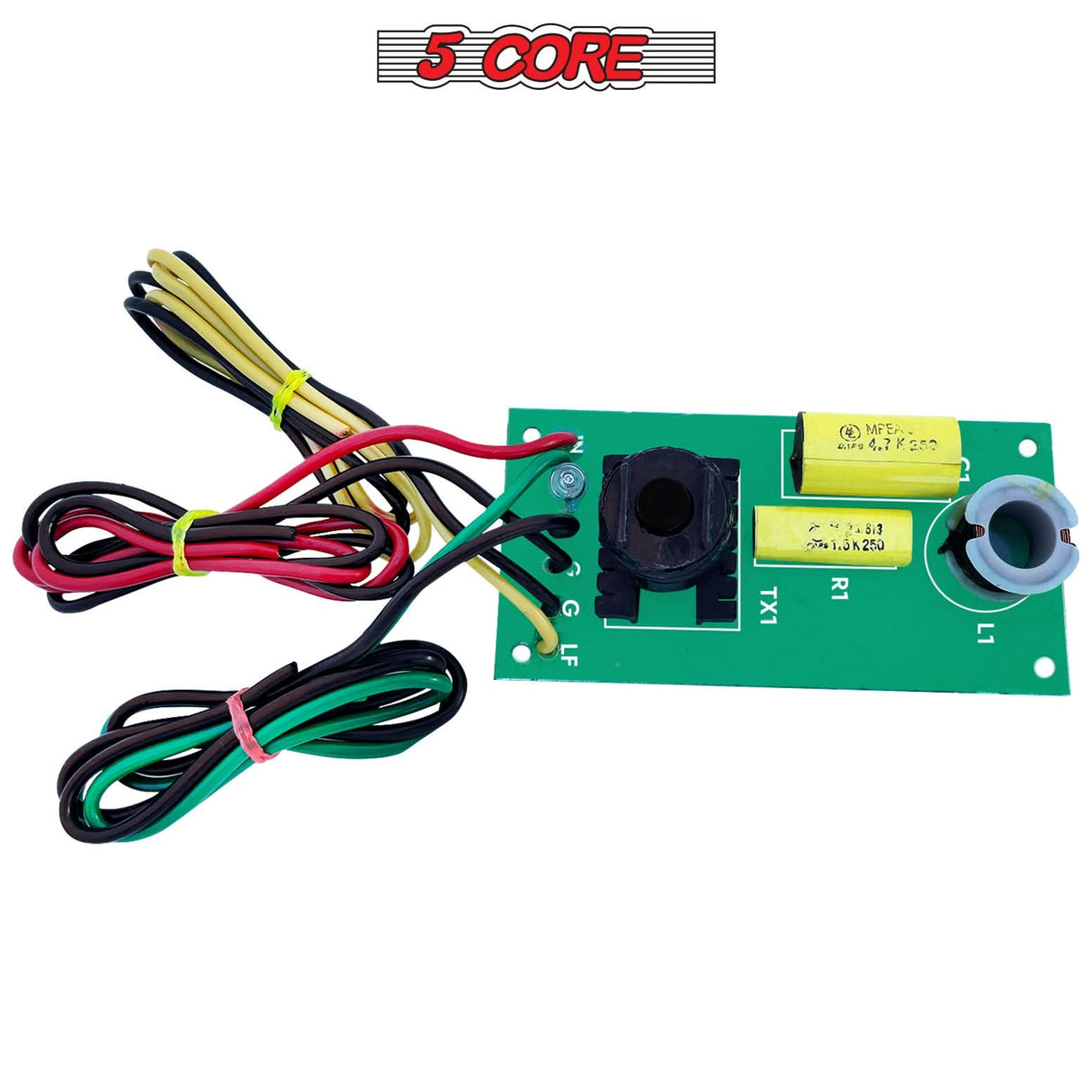 5Core Professional 2 Way Passive Crossover Network High Performance & Low Resistance Air Core Coil