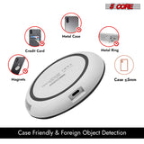 5Core Wireless Phone Charging Pad 15W Qi-Certified Fast Charger Mat Cargador