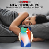 5Core Wireless Phone Charging Pad 15W Qi-Certified Fast Charger Mat Cargador
