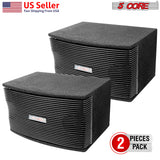 5Core 8 Inch Car Subwoofer Box Black 800W Peak 8 Ohm Vented Trunk Speaker Sub Woofer