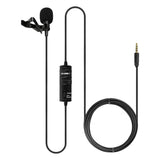 5 Core Microphone Professional Lavalier Mic Wearable Omnidirectional Condenser 3.5mm Body Microfono