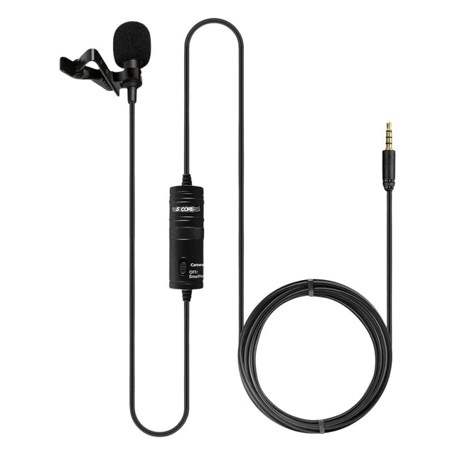5 Core Microphone Professional Lavalier Mic Wearable Omnidirectional Condenser 3.5mm Body Microfono