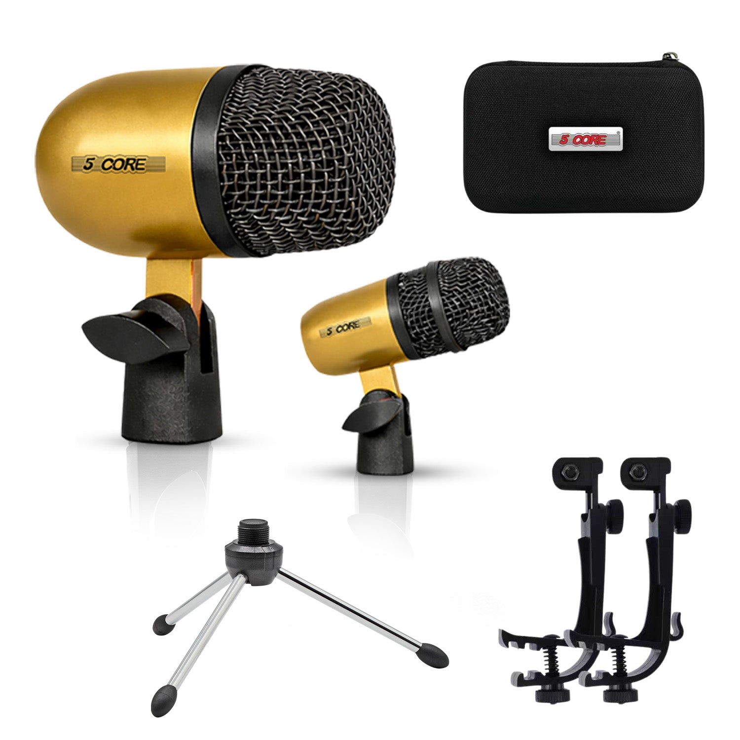 Conga Mic Snare Tom Set Professional Cardioid Microphone Kit ...