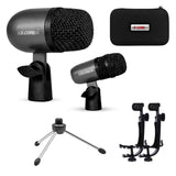 5 Core Conga Mic Snare Tom Microphone Drum Kit Condenser XLR Instrument Mics