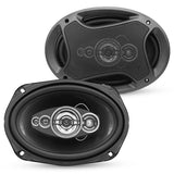 5Core 6x9 Car Speaker 800W 4Ohm 2 Way Coaxial Speaker w Super Tweeter Universal Fit for Vehicle