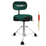 5 Core Drum Throne 4" Padded Seat w Backrest Airlift Adjustable Chair Ergonomic Drummer Stool