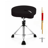 5 Core Drum Throne w 4.5" Padded Stool Adjustable Drummer Chair