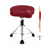 5 Core Drum Throne w 4.5" Padded Stool Adjustable Drummer Chair