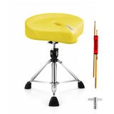 5 Core Drum Throne w 4.5" Padded Stool Adjustable Drummer Chair
