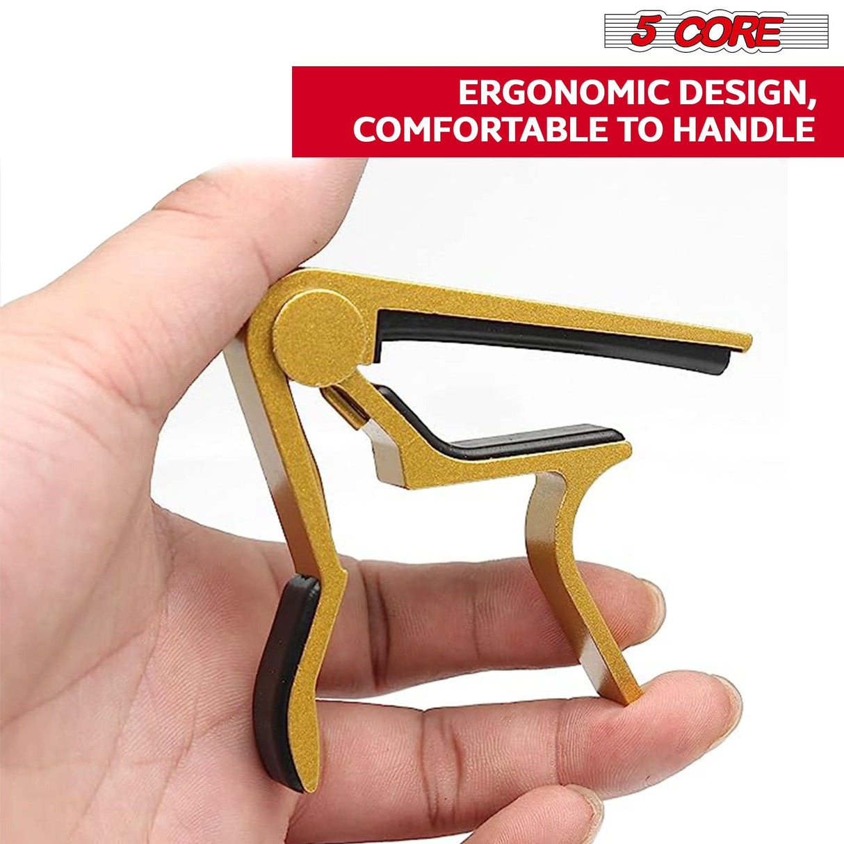 5Core Capo 4Pcs Acoustic Electric Guitar 6 String Kapo Clip For Banjo Mandolin Ukulele