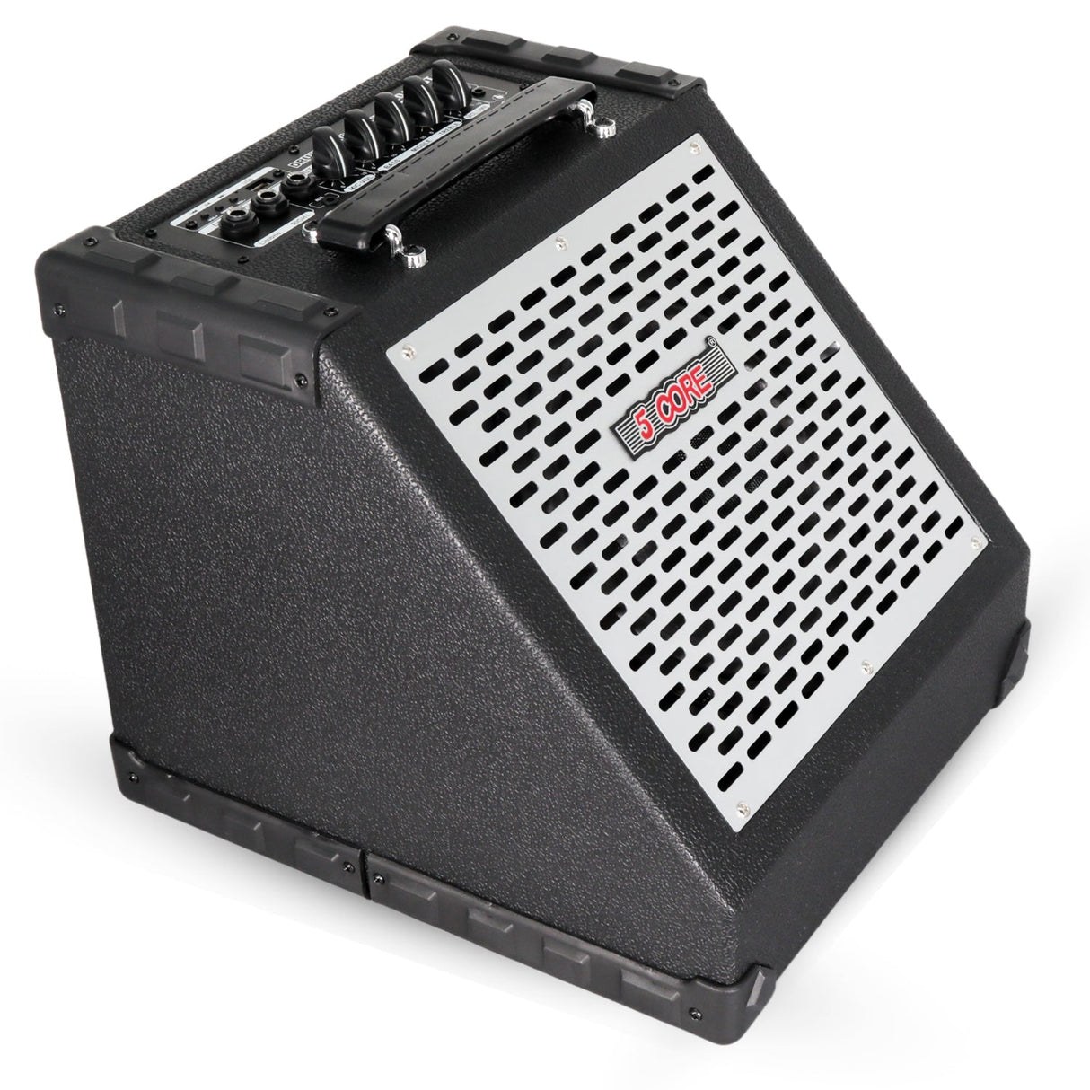 5 Core Electric Drum Amplifier 80W Professional Bluetooth Drumming Amp w 8” Speaker w 3 Band EQ