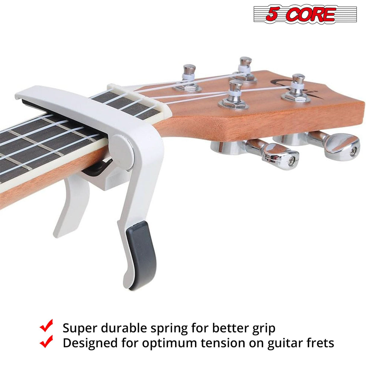 5Core Capo Acoustic Electric Guitar 6 String Kapo Clip For Banjo Mandolin Ukulele