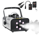 5Core Fog Smoke Machine 1200W Low Lying Indoor Outdoor 1L Fog Maker with LED Lights