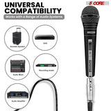 5Core XLR Microphone 2Pcs Dynamic Mic Karaoke Singing Studio Mics Handheld Microfono