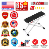 5Core Guitar Foot Stool Height Adjustable Folding Leg Rest Classical Footrest