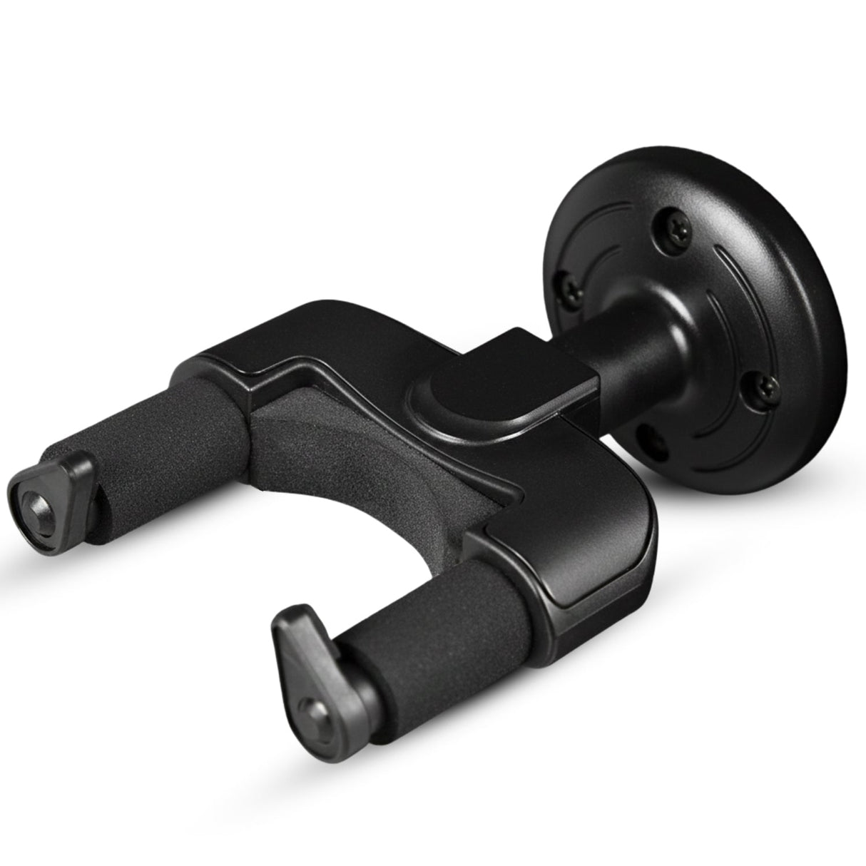 5Core Guitar Wall Mount Hanger Hook Metal Base Soft Padding Adjustable Rotatable Holder
