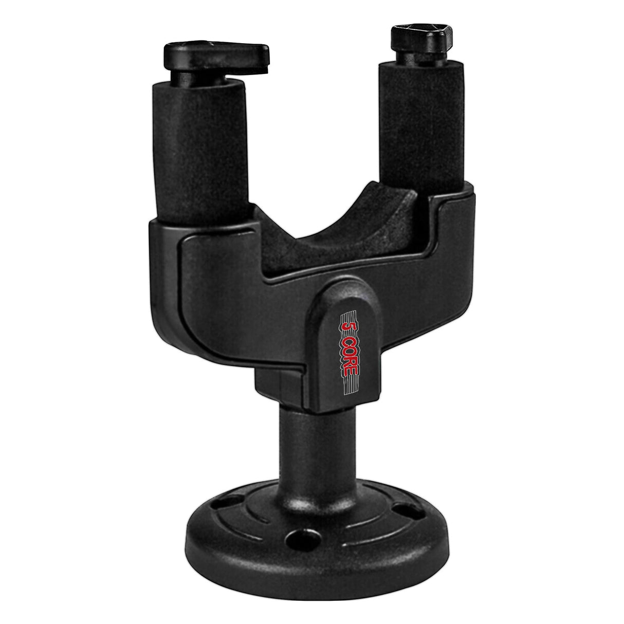 5Core Guitar Wall Mount Hanger Hook Metal Base Soft Padding Adjustable Rotatable Holder