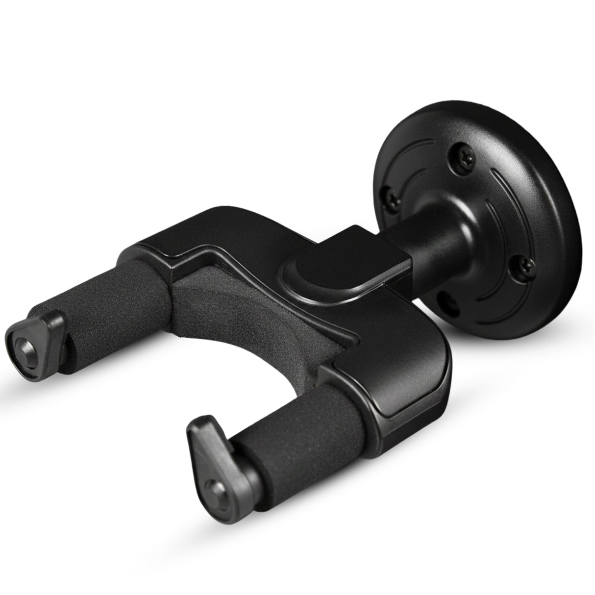 5Core Guitar Wall Mount Hanger Hook Metal Base Soft Padding Adjustable Rotatable Holder