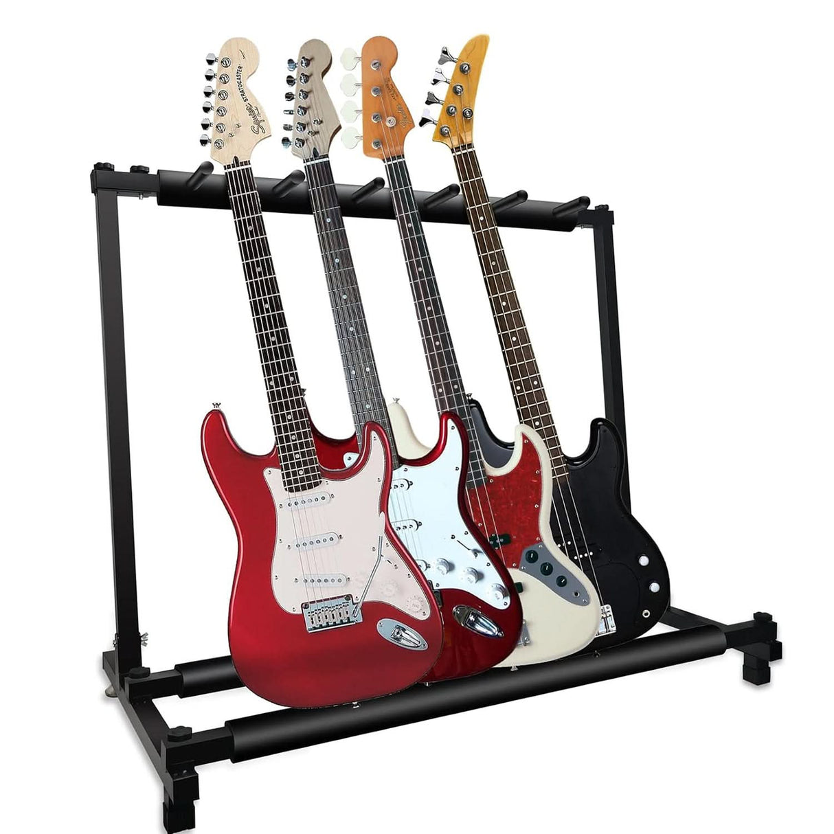 5 Core Multi Guitar Rack Stand Floor 5 Slot Adjustable Flying V Guitars Holder