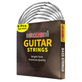 5 Core Bass Guitar Strings Brass Phosphor Bronze Extra Light Gauge Bright Tone 5 String Set