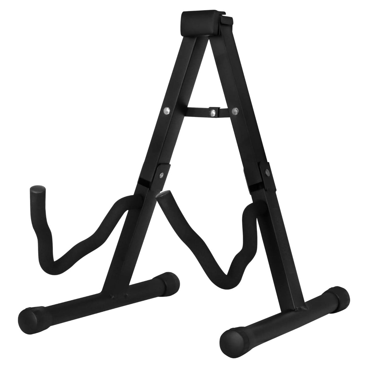 5 Core Guitar Stand A Frame Shape w Soft Foam Arm Non Slip Rubber for Acoustic Electric Bass Ukulele