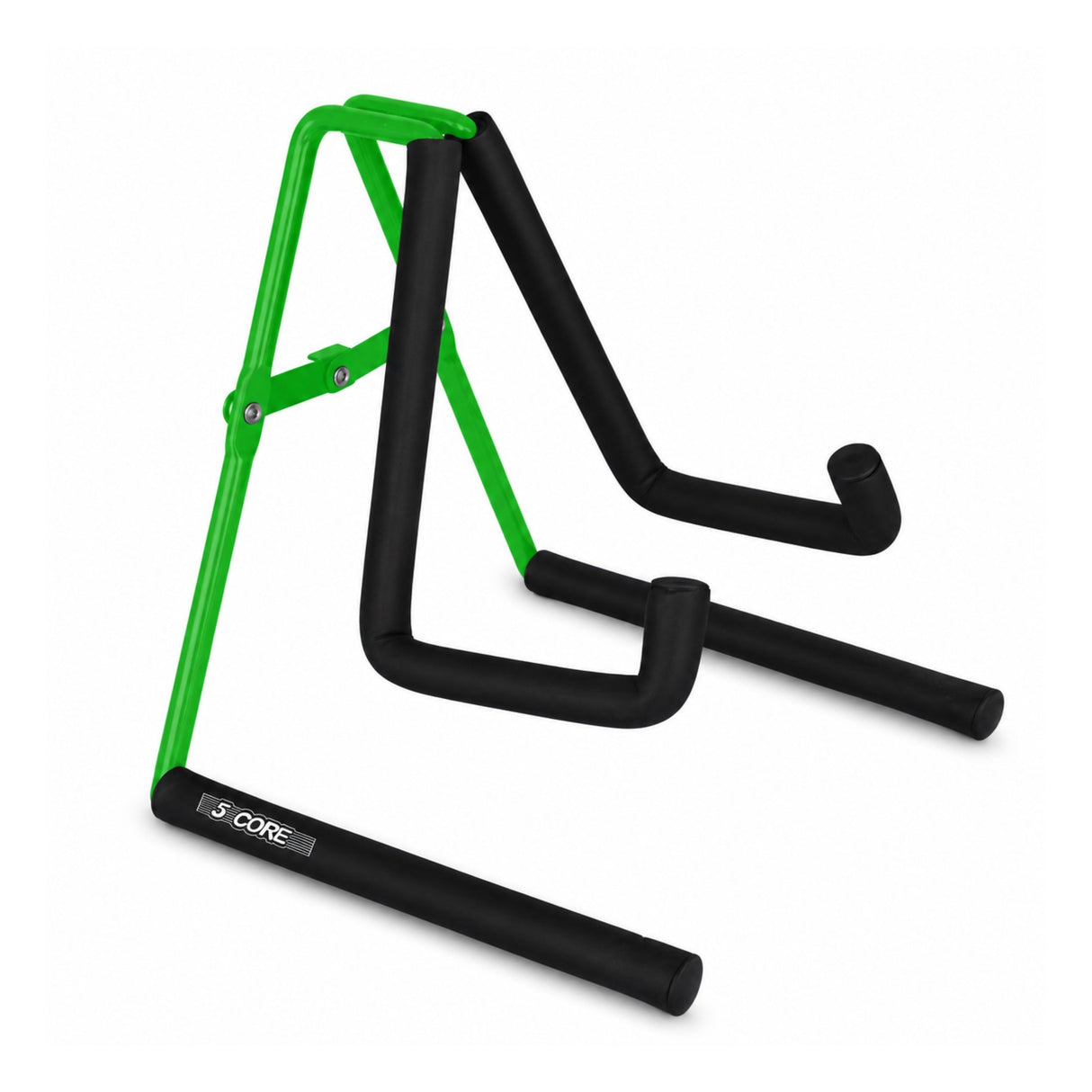 5 Core Ukulele Stand A Frame Metal Body w Soft Padded Arms Support Banjo Ukuleles Mini Guitar Violin Green