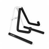 5 Core Ukulele Stand A Frame Metal Body w Soft Padded Arms Support Banjo Ukuleles Mini Guitar Violin White