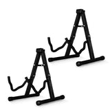 5 Core Guitar Stand Pair A Frame w Soft Foam Arm Non Slip Rubber for Acoustic Electric Bass Ukulele