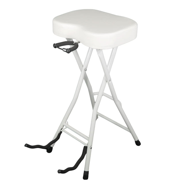 White folding stool 