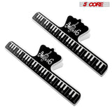 5 Core Music Sheet Holder Clip Pair Durable Black Plastic Page Holder for Piano Keyboard Violin