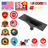 5 Core 15x5 Rectangle Plastic Screw-On Horn 4Pcs for Assorted Speaker Cabinets 34mm Throat