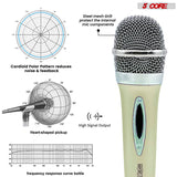 5Core XLR Microphone Dynamic Mic Karaoke Singing Studio Mics Handheld Microfono