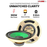 5 Core 8 Inch Subwoofer 900W PA DJ Sub Woofer Speaker 8Ohm w Deep Bass Replacement Component Speaker