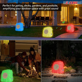 5 Core Outdoor Rock Speakers 100W Bluetooth Waterproof Landscape Speaker for Patio Pool Outdoor