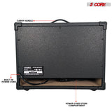 Built in power cord compartment
