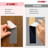 5 Core Gaffers Tape 2" 30 Yards 4Pcs Professional Grey Pro Gaff Tape Non Reflective Water Resistant