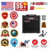 5 Core Guitar Amplifier 20W Electric Portable Mini Amp w Built in 6.5" Speaker Aux Headphone Jack