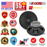 5 Core 15 Inch Car Woofer Audio Pair 1000W Combined 4Ohm Deep Bass Replacement Subwoofer Speaker