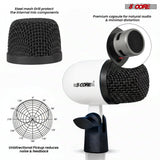 5 Core Conga Mic Snare Tom Set Professional XLR Cardioid Condenser Instrument Microphone Kit