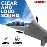 5 Core PA Horn Speaker Outdoor 8x16" Siren Loudspeaker 40W RMS Loud Megaphone Driver Horn