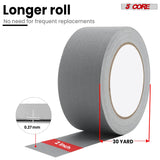 5 Core Gaffers Tape 2" 30 Yards 4Pcs Professional Grey Pro Gaff Tape Non Reflective Water Resistant