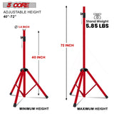 Tall DJ pole mount designed for studio monitors