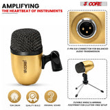 5 Core Conga Mic Snare Tom Microphone Drum Kit Condenser XLR Instrument Mics