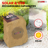 5 Core Outdoor Rock Speakers Pair 100W Bluetooth Waterproof Landscape Speaker for Patio Pool Outdoor
